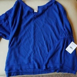 Free people belled sleeve shirt